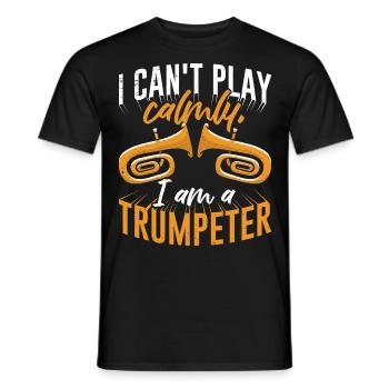 Trompete Trompeter Trompetenspieler - Männer T-Shirt - Schwarz - Vorne - AI Model Male 178 light (178cm)