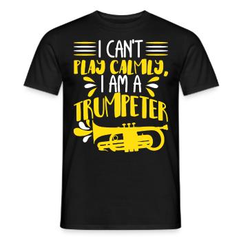 Trompete Trompeter Trompetenspieler - Männer T-Shirt - Schwarz - Vorne - AI Model Male 178 light (178cm)