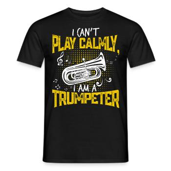 Trompete Trompeter Trompetenspieler - Männer T-Shirt - Schwarz - Vorne - AI Model Male 178 light (178cm)