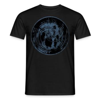 Rune Rune Spirale Fibonacci - T-shirt homme - noir - Devant - AI Model Male 178 light (178cm)