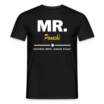 MR. souvent imité, jamais égalé Panaché - T-shirt homme - noir - Devant - AI Model Male 178 light (178cm)
