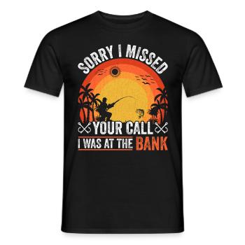 Funny saying Sarcastic quote Ironic lif - Men's T-Shirt - black - Front - AI Model Male 178 light (178cm)