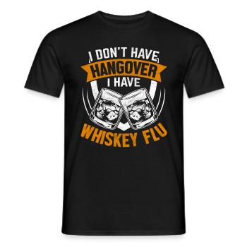 Vintage drinks glass whiskey drinking lovers - Men's T-Shirt - black - Front - AI Model Male 178 light (178cm)