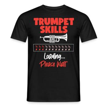 Trumpet Player Trumpet Skills - Männer T-Shirt - Schwarz - Vorne - AI Model Male 178 light (178cm)