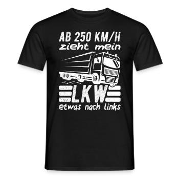 LKW-Fahrer LKW-Fahrerin Fernfahrer Trucker LKW - Männer T-Shirt - Schwarz - Vorne - AI Model Male 178 light (178cm)