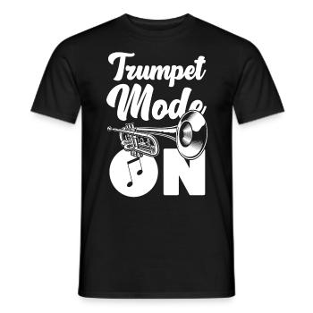 Trumpet Player Trumpet Mode On - Männer T-Shirt - Schwarz - Vorne - AI Model Male 178 light (178cm)