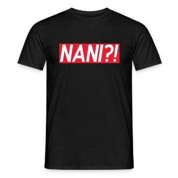 Nani Anime Series Anime Cosplay Cosplay Anime - Men's T-Shirt - black - Front - AI Model Male 178 light (178cm)