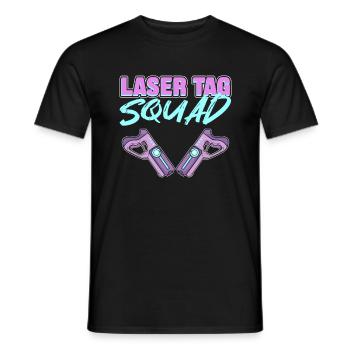 Laser Tag Squad - T-shirt homme - noir - Devant - AI Model Male 178 light (178cm)