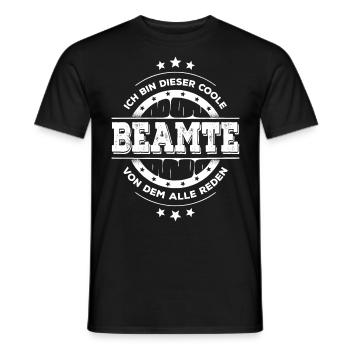 Beamter Geburtstag Öffentlicher Dienst Geschenk - Männer T-Shirt - Schwarz - Vorne - AI Model Male 178 light (178cm)