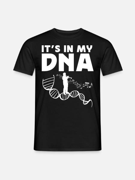 Trumpet Player It's In My Dna - Männer T-Shirt - Schwarz