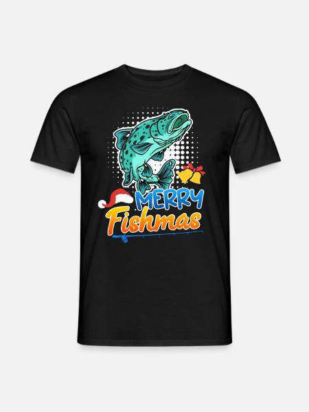 Pêcheur Noël Noël - T-shirt homme - noir