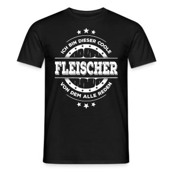 Fleischer Kollegen Geburtstag Metzger Geschenk - Männer T-Shirt - Schwarz - Vorne - AI Model Male 178 light (178cm)