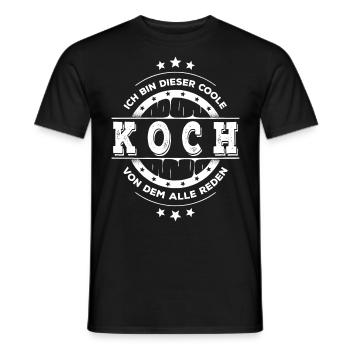Koch Kollegen Geburtstag Koch Geschenk - Männer T-Shirt - Schwarz - Vorne - AI Model Male 178 light (178cm)