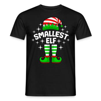 Kleinste Elfe kleine Schwester kleiner Bruder - Männer T-Shirt - Schwarz - Vorne - AI Model Male 178 light (178cm)