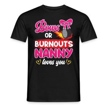 Boucle ou burnout love you childkinder - T-shirt homme - noir - Devant - AI Model Male 178 light (178cm)