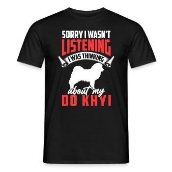 An Do Khyi gedacht Tibetmastiff Tibetdogge - Männer T-Shirt - Schwarz - Vorne - AI Model Male 178 light (178cm)
