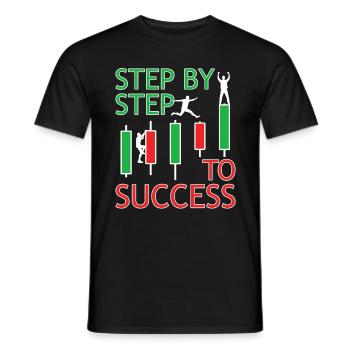 Trade DayTrader Trader Forex Trading Stock Trading - T-shirt homme - noir - Devant - AI Model Male 178 light (178cm)