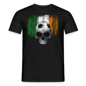 Fan de football irlandais - T-shirt homme - noir - Devant - AI Model Male 178 light (178cm)