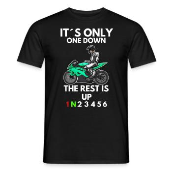 Moto Lifestyle / Moto / Moto motard - T-shirt homme - noir - Devant - AI Model Male 178 light (178cm)