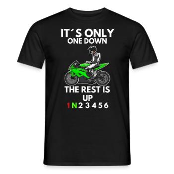 Moto Lifestyle / Moto / Moto motard - T-shirt homme - noir - Devant - AI Model Male 178 light (178cm)