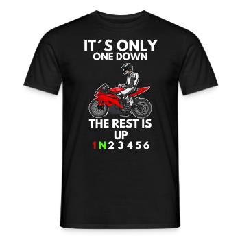 Motorcycle Lifestyle / Motorrad / Motorräder biker - Männer T-Shirt - Schwarz - Vorne - AI Model Male 178 light (178cm)