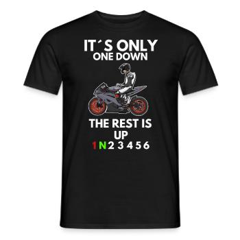 Motorcycle Lifestyle / Motorrad / Motorräder biker - Männer T-Shirt - Schwarz - Vorne - AI Model Male 178 light (178cm)