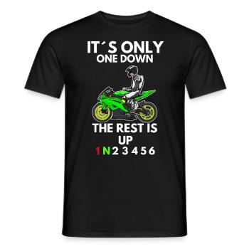 Moto Lifestyle / Moto / Moto motard - T-shirt homme - noir - Devant - AI Model Male 178 light (178cm)