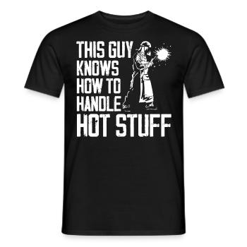 Soudeur Souder Vintage Ce gars - T-shirt homme - noir - Devant - AI Model Male 178 light (178cm)
