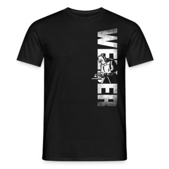 Welder Welding Vintage Welder - Männer T-Shirt - Schwarz - Vorne - AI Model Male 178 light (178cm)
