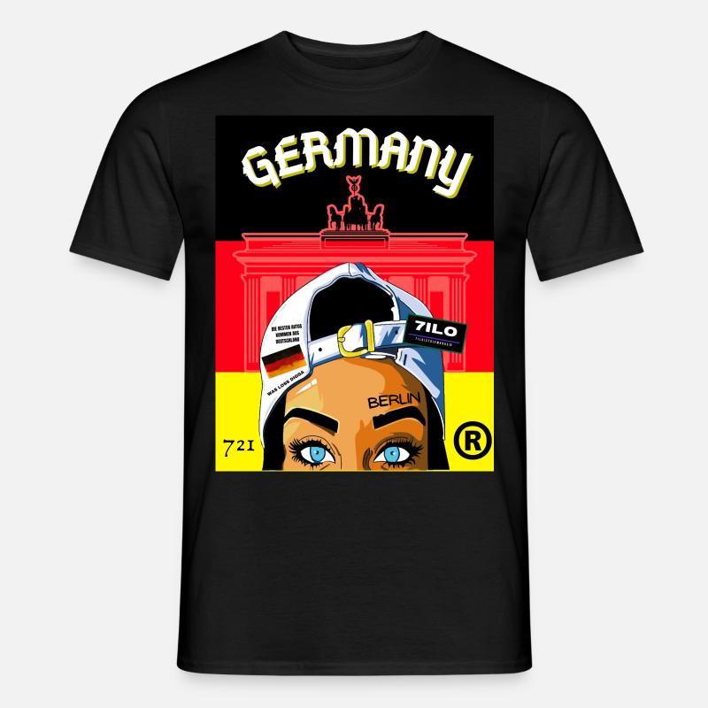 Germany 721 - Männer T-Shirt - Schwarz