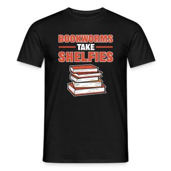 Les rats de bibliothèque prennent des étagères Livre amoureux du livre Livre du bibliothécaire - T-shirt homme - noir - Devant - AI Model Male 178 light (178cm)