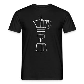 Espresso Maker For Barista And Coffee Lover - Men's T-Shirt - black - Front - AI Model Male 178 light (178cm)
