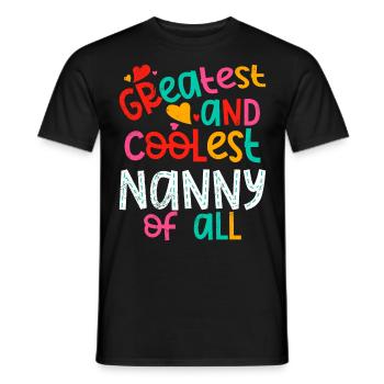 Vous êtes l’assistante maternelle la plus incroyable et la plus cool - T-shirt homme - noir - Devant - AI Model Male 178 light (178cm)