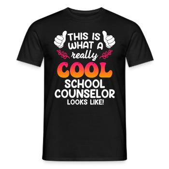 Schulbegleitung Inklusion cooler Schulbegleiter - Männer T-Shirt - Schwarz - Vorne - AI Model Male 178 light (178cm)