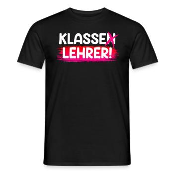 Klassenlehrer ich bin ein klasse Lehrer - Männer T-Shirt - Schwarz - Vorne - AI Model Male 178 light (178cm)