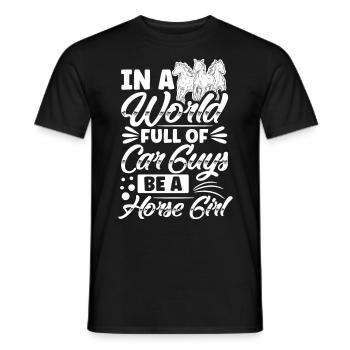 Dictons de cavaliers Chevaux de cavalier - T-shirt homme - noir - Devant - AI Model Male 178 light (178cm)
