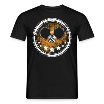 Ping-pong - T-shirt homme - noir - Devant - AI Model Male 178 light (178cm)