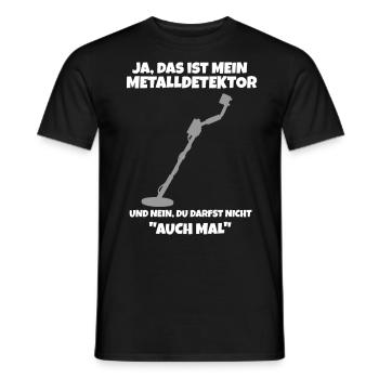 Sondler Sondengänger Sondeln Metalldetektor - Männer T-Shirt - Schwarz - Vorne - AI Model Male 178 light (178cm)
