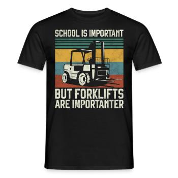Certified Forklift Truck Operator - Männer T-Shirt - Schwarz - Vorne - AI Model Male 178 light (178cm)