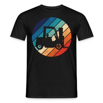 Certified Forklift Truck Operator - Männer T-Shirt - Schwarz - Vorne - AI Model Male 178 light (178cm)