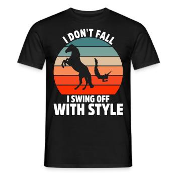 Acrobate Riding Rider Vaulter Acrobat - T-shirt homme - noir - Devant - AI Model Male 178 light (178cm)