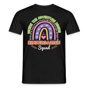 Écouade de la maternelle Éducateur de groupe de maternelle - T-shirt homme - noir - Devant - AI Model Male 178 light (178cm)
