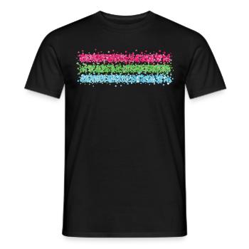 Polysexuel Polysexuel Polysexuel - T-shirt homme - noir - Devant - AI Model Male 178 light (178cm)