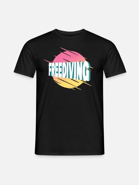 Freediving Freediving Freediving Diving - Men's T-Shirt - black