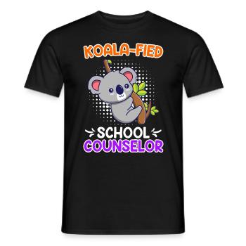 Koala - fied Qualified School Companion - Men's T-Shirt - black - Front - AI Model Male 178 light (178cm)