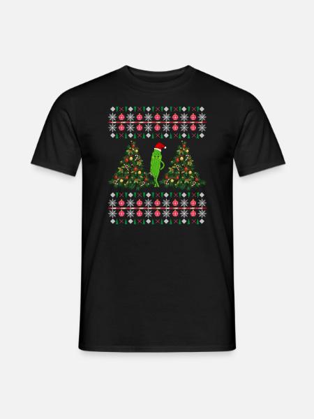Frohe Weihnachtsidee Weihnachtsgeschenk - Männer T-Shirt - Schwarz