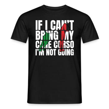 Cette fille aime son corso de canne - T-shirt homme - noir - Devant - AI Model Male 178 light (178cm)