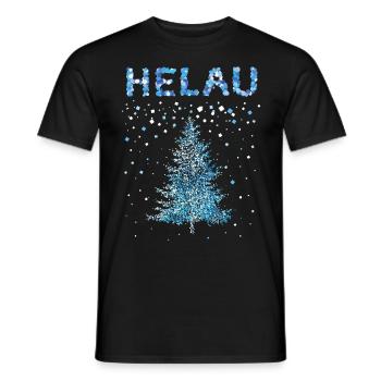 Carnival Confetti Helau Christmas Time Christmas Tree - Men's T-Shirt - black - Front - AI Model Male 178 light (178cm)