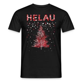 Carnival Carnival Helau Cologne Christmas Tree Xmas - Men's T-Shirt - black - Front - AI Model Male 178 light (178cm)