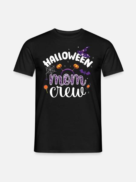 Halloween Mom Crew - Men's T-Shirt - black